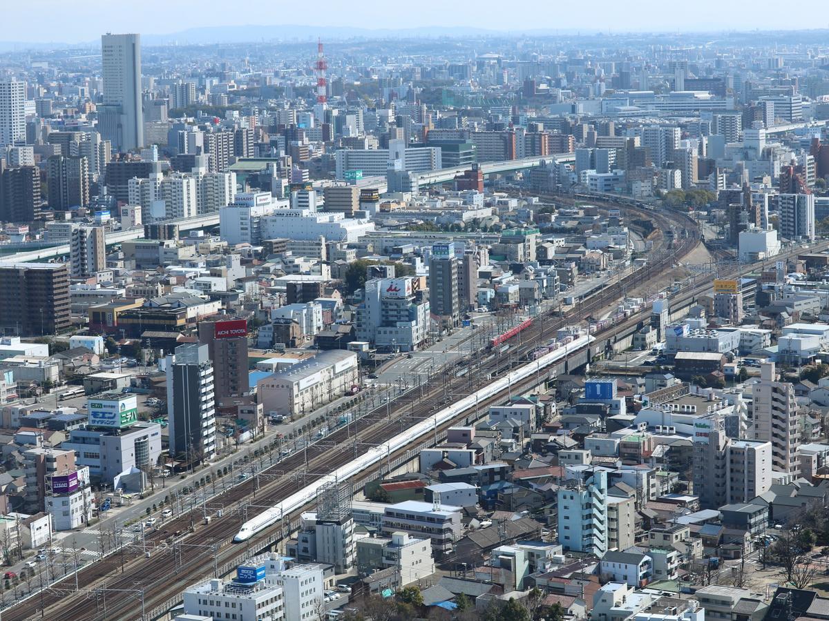 Nagoya Prince Hotel Sky Tower Zewnętrze zdjęcie The Shinkansen in Nagoya